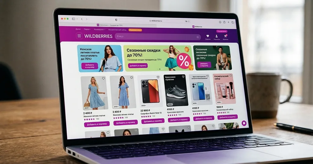 24.online workspace showing Wildberries listing optimization