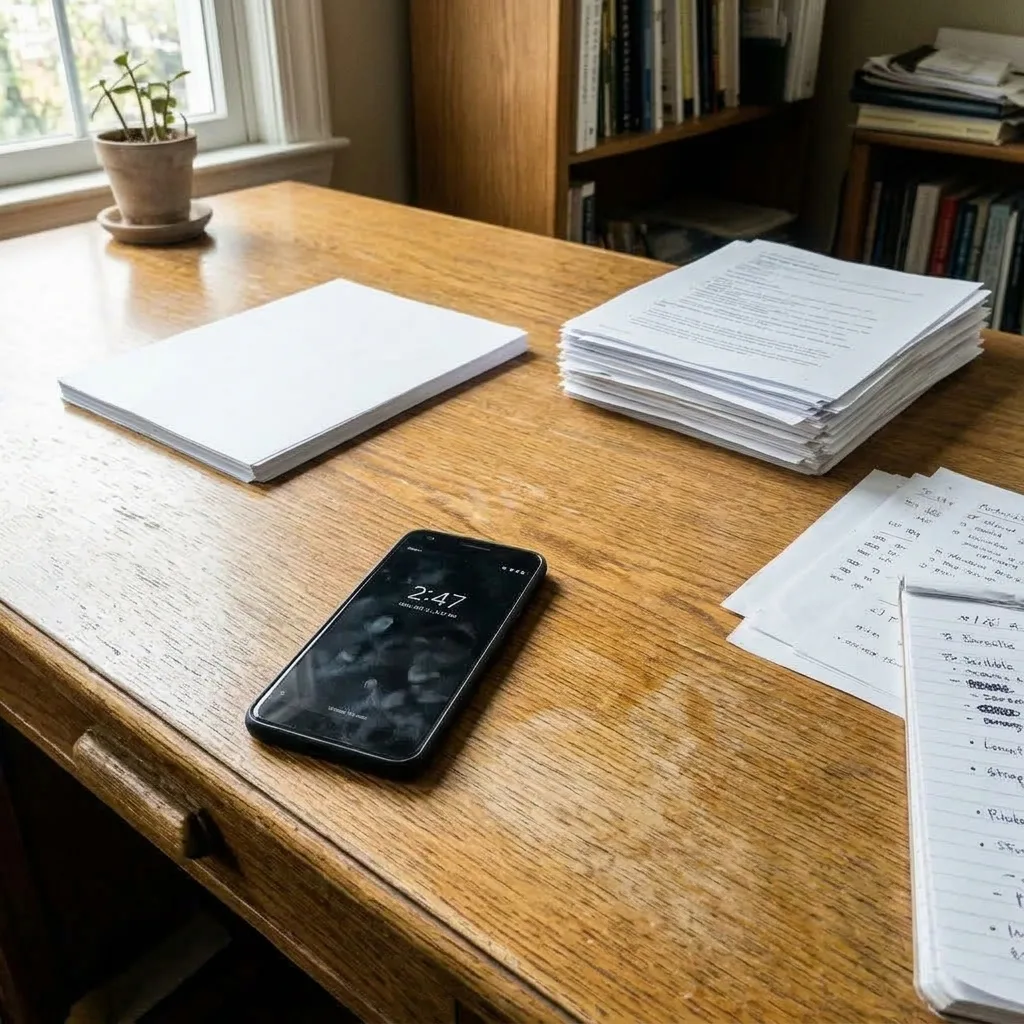 Smartphone before optimization