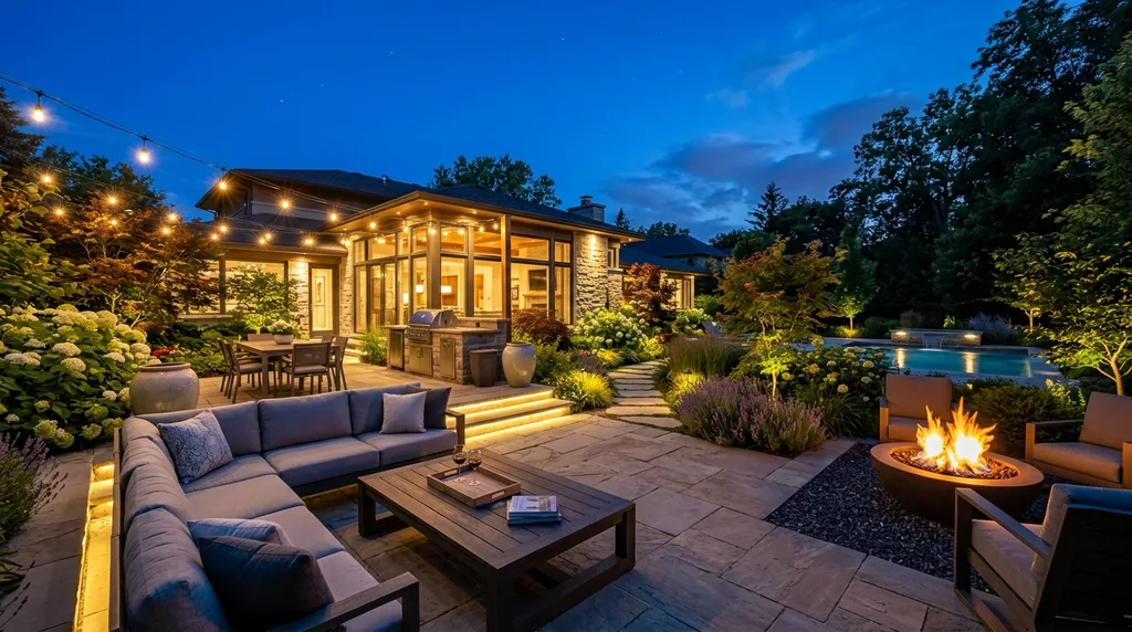 Home and Garden layout background