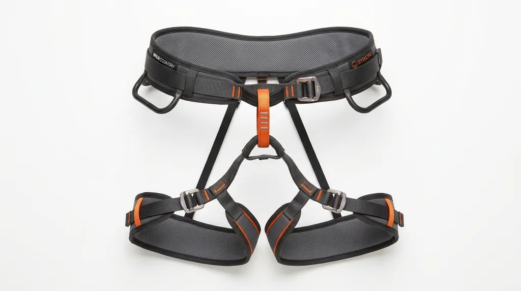 English listing for climbing harness