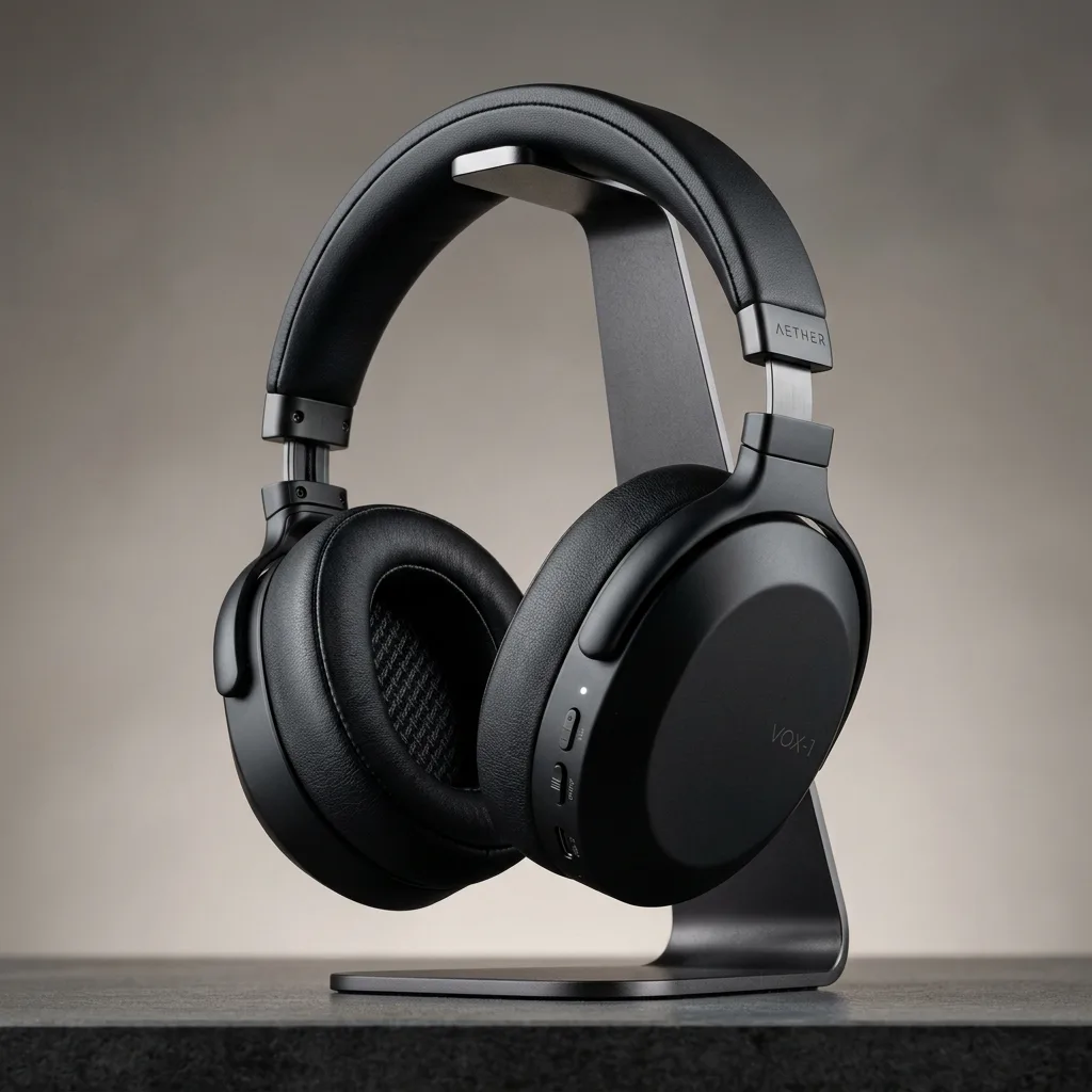 Headphones product card preview in editor