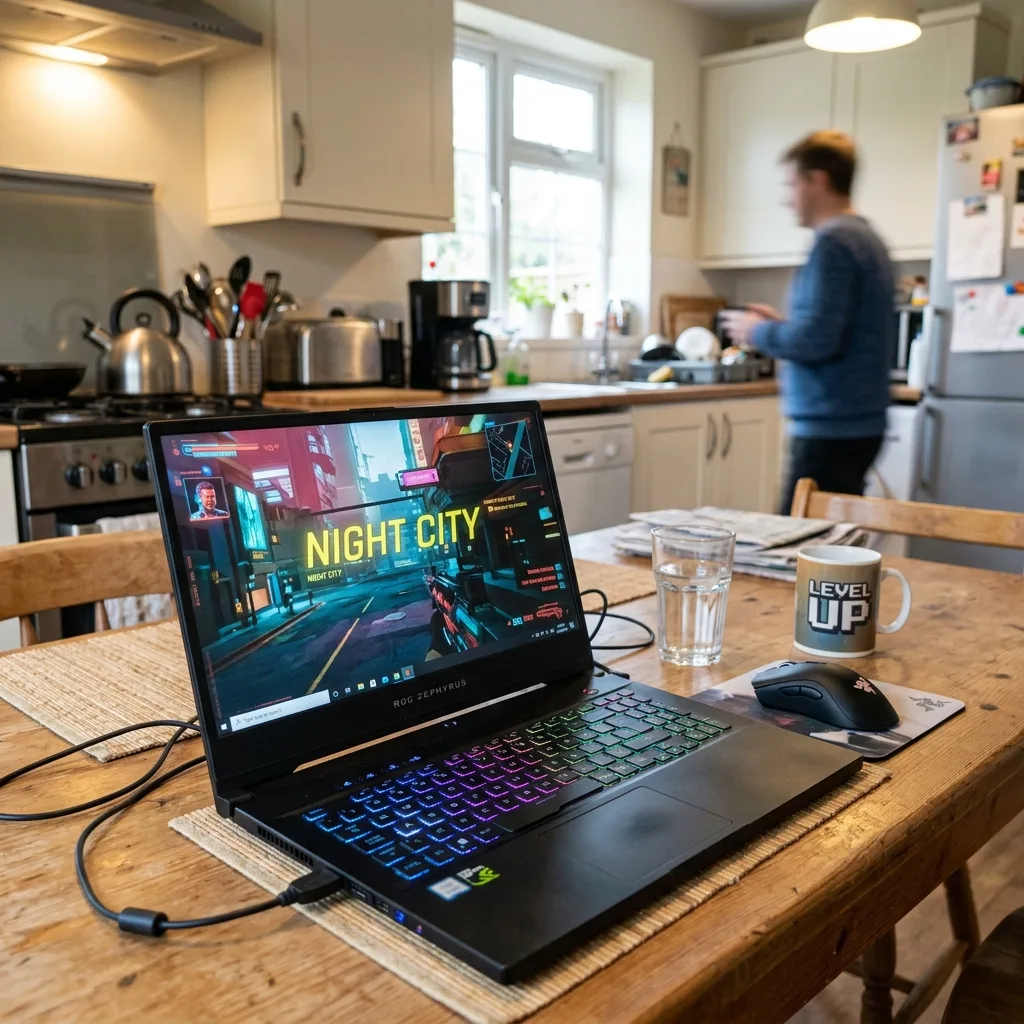 Laptop before optimization