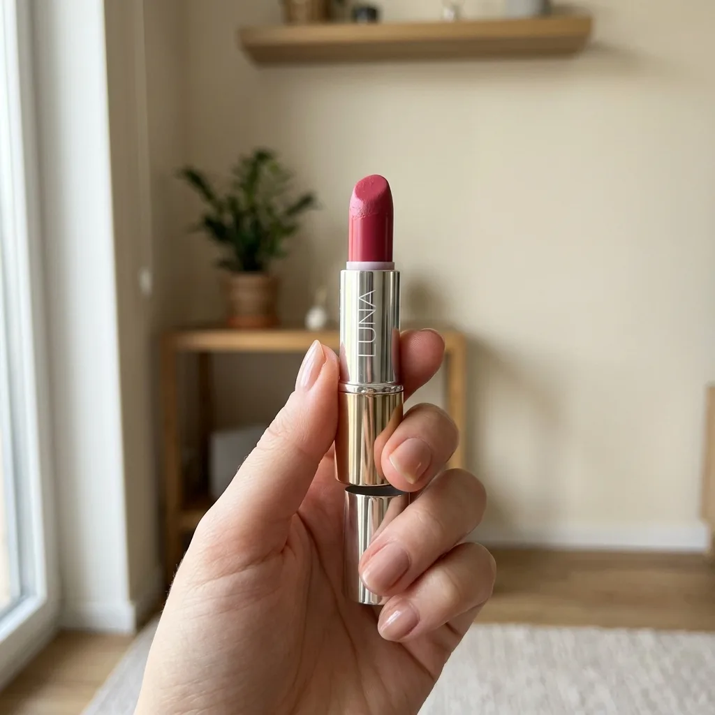 Lipstick swatch grid on bare arm with even lighting