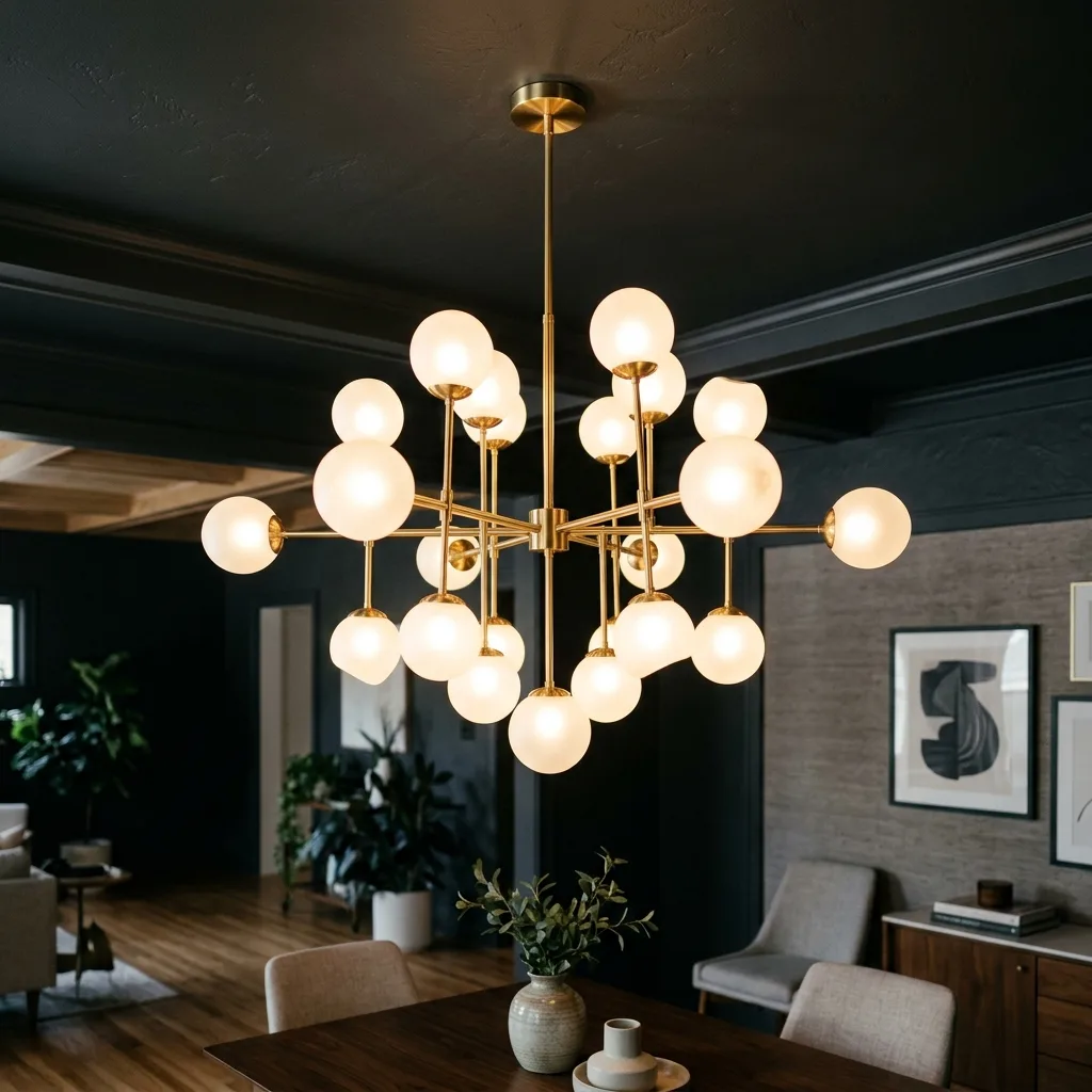 Elegant chandelier lighting fixture