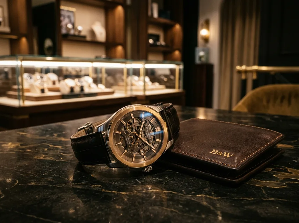 Luxury product display with elegant dark backdrop