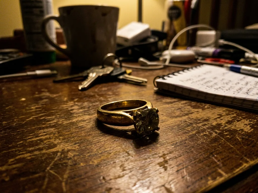 Before: smartphone photo of jewelry