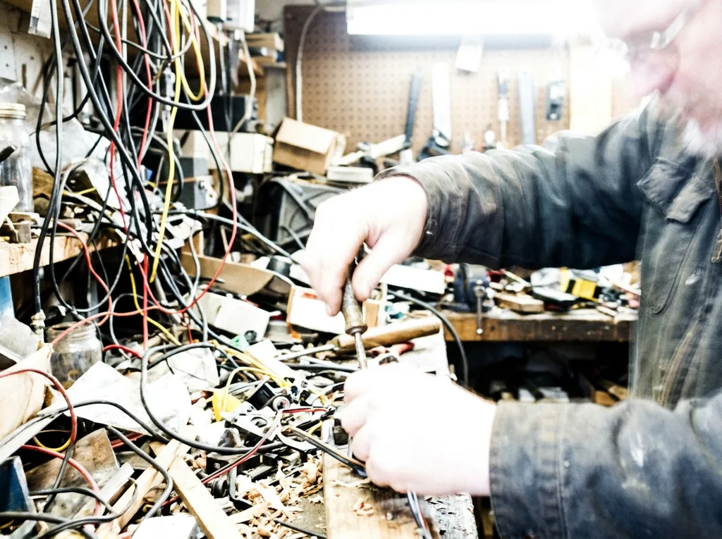 Hand tool being used by a professional craftsman