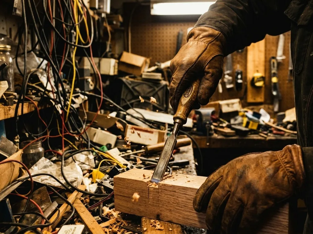 Hand tool being used by a professional craftsman